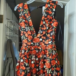 Embroidered dress!